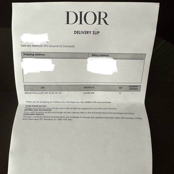 Christian Dior Rose Des Vents 20mm Saddle Belt - 75 - Picture 14 of 15